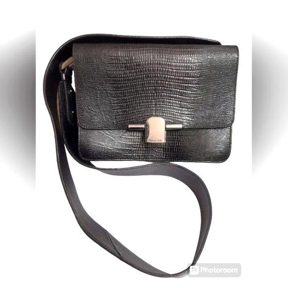 Massimo Dutti Handbags - Massimo Dutti - Leather Shoulder Bag - Black